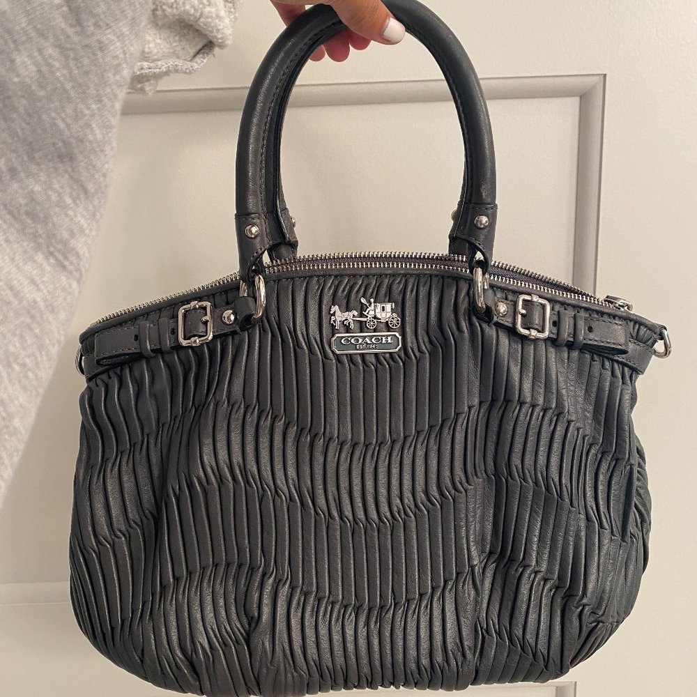 COACH Charcoal Gray Purse